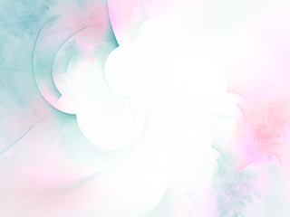 Soft watercolor style digital abstract background