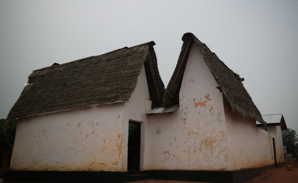 View To Besease Traditional Asante Shrine At,Ejisu, Kumasi, Ghana