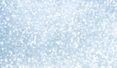 Fototapeta na wymiar Blurred Blue White Background with Bokeh circles.