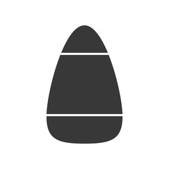 candy corn, halloween solid icon