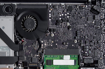Circuit board and electronic computer hardware, Repair of electronic control panel, motherboard.