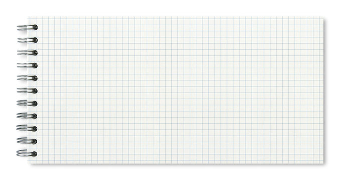 Carnet &agrave; spirales &agrave; carreaux