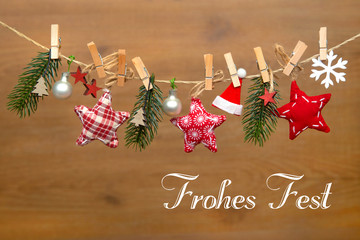 Weihnachtskarte-Frohes Fest