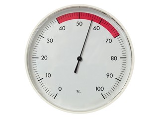 Round dial hygrometer