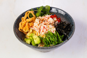 Poke with crab