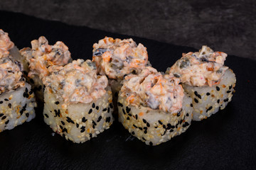 Japanese spicy sushi