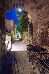 The medieval "castletown" of Monemvasia, often called "The Greek Gibraltar", Lakonia, Peloponnese, Greece
