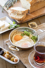 Turkish Sausage (sucuk) and egg