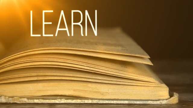 Learning books. We always need to study. Wisdom in books. 4