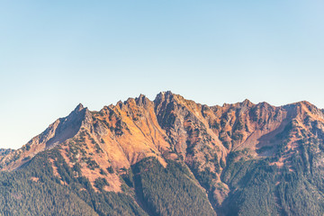 some scenic view of mt Shuksan in Artist point area on the day,summer,Washington,USA.
