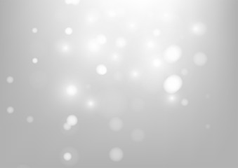 White abstract bokeh background. Vector illustration