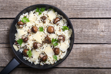 Traditional Italian risotto