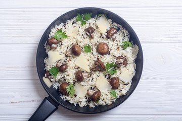 Traditional Italian risotto