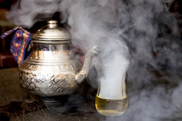 In Morocco  drinking tea is a way of life, symbol of Eastern culture. Traditional Morrocan tea is...