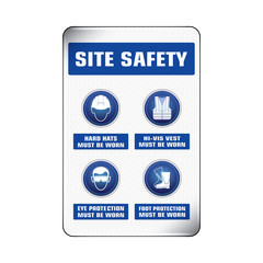 Vector and Illustration graphic style,Protective Equipment Safety Symbols, Warning Dangerous icon on white background,Attracting attention Security First sign,Idea for presentation,EPS10