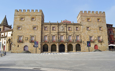 Fototapeta premium Palacio de Revillagigedo en Gijón España
