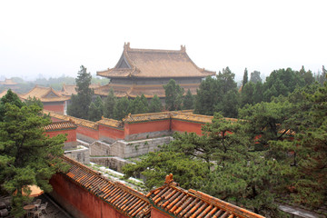 Palace architecture landscape, Eastern Royal Tombs of the Qing Dynasty, china