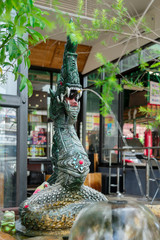 King of naga sculpture