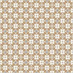 Cell, grid with diagonal lines and flowers seamless background, pattern. Tiles. Latticed geometric texture. Vector luxury art