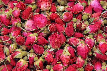 dried roses for tea