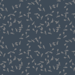UFO military camouflage seamless pattern in navy blue and grey colors