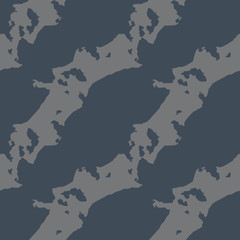 Fototapeta premium UFO military camouflage seamless pattern in navy blue and grey colors