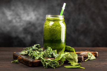 Spinach and kale smoothie