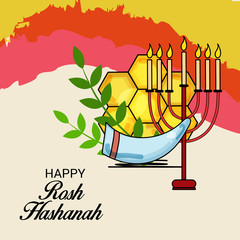 Rosh Hashanah Jewish New Year Holiday.