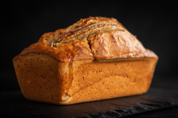 Homemade banana bread
