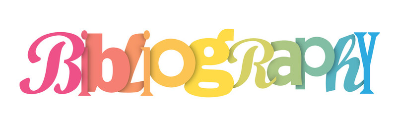 BIBLIOGRAPHY letters banner