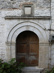 Fototapeta na wymiar Old Byzantine church at Kastoria Macedonia Greece