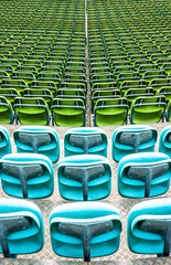 rows of chairs