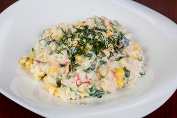 Russian Crab salad
