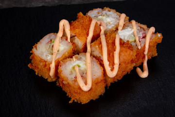 Japanese roll with prawn