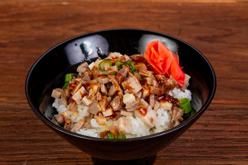 Rice with pork