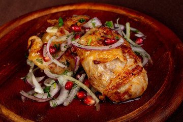 Pork cutlet with minced meat