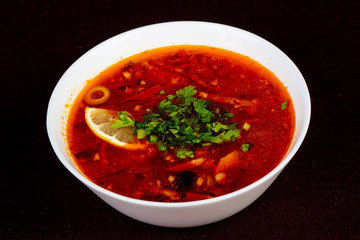 Russian Solyanka soup