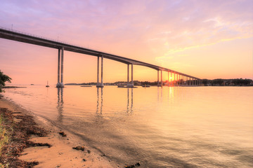 Obraz premium Svendborgsund Bridge, Denmark