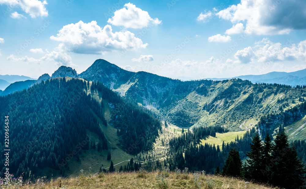 Poster view from setzberg mountain