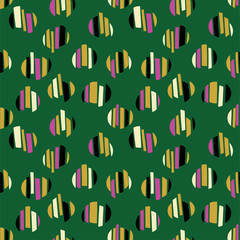 Random shapes background. Seamless pattern.Vector. ランダムな形のパターン