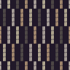 Seamless abstract geometric pattern. Mosaic texture. Brushwork. Hand hatching. Scribble texture. Textile rapport.