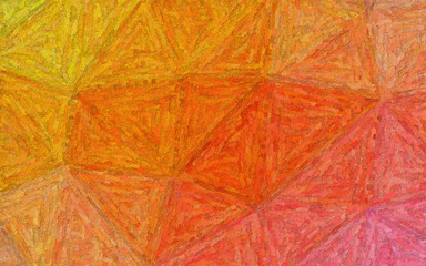 Obraz premium Lovely abstract illustration of pink, orange, yellow and purple Textured Impasto paint. Nice background for your project.