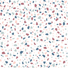 Terrazzo seamless background pattern design. Abstract background