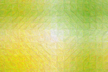 Yellow, green and white Impressionism Impasto background illustration.