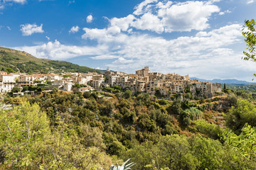 Fototapeta premium Tourrettes-sur-Loup is a small historic village in southeastern France and features medieval and Romanesque buildings. It’s located around 14km from the Mediterranean coast and accessible from Nice an