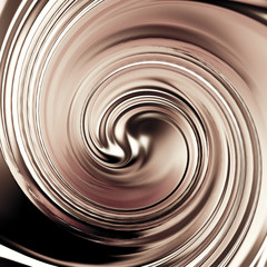 Luxury beautiful splash stream of silver. 3d illustration, 3d rendering.