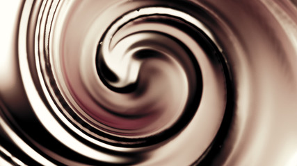 Luxury beautiful splash stream of silver. 3d illustration, 3d rendering.