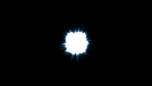 transitions particles explosion logo background