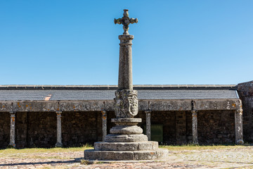 Fototapeta na wymiar Views from the religious Sanctuary known as the Peña de Francia in Salamanca, Spain