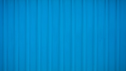 blue corrugated metal background and texture surface